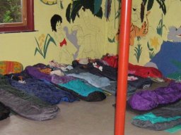 Spejdere i soveposerne